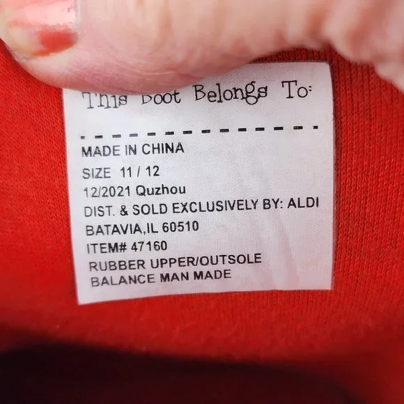 Lily & Dan Kids Green Frog Rain Boots Size 11/12 - Picture 5 of 7